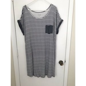 Striped T-shirt dress